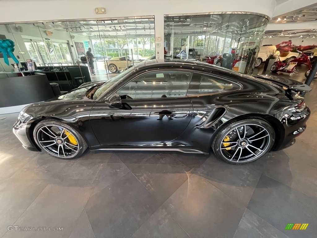 Black 2021 Porsche 911 Turbo S Exterior Photo #142550836