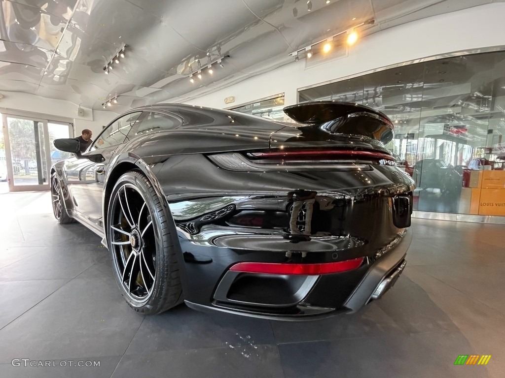 Black 2021 Porsche 911 Turbo S Exterior Photo #142550857