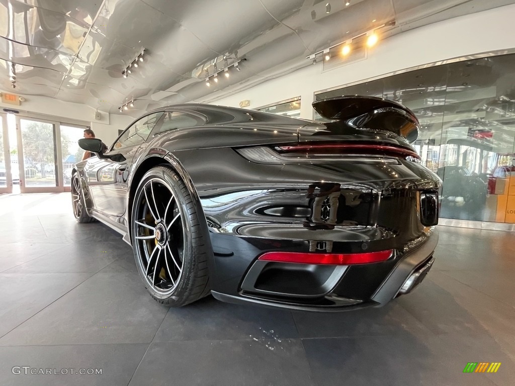 2021 911 Turbo S - Black / Black photo #12