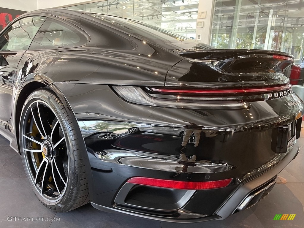 2021 911 Turbo S - Black / Black photo #13