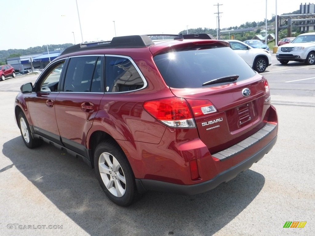 2014 Outback 2.5i Premium - Venetian Red Pearl / Black photo #8