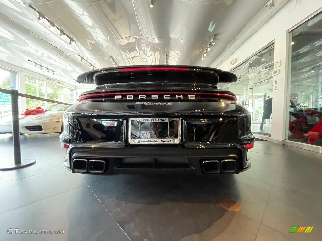 2021 911 Turbo S - Black / Black photo #14