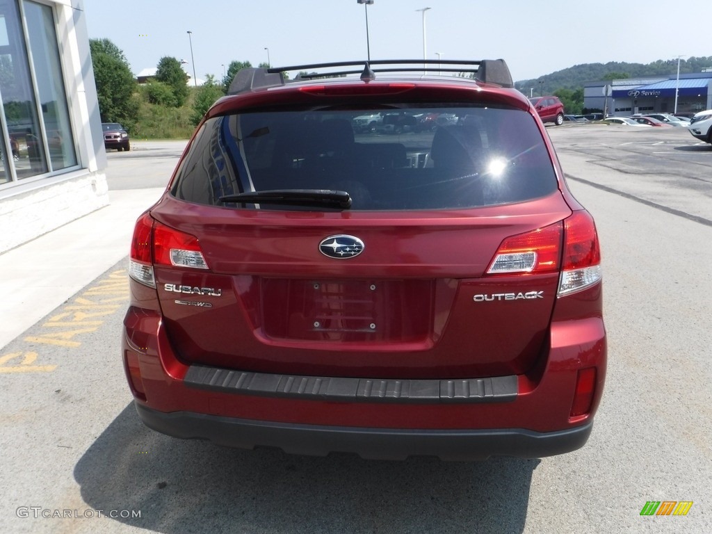2014 Outback 2.5i Premium - Venetian Red Pearl / Black photo #9