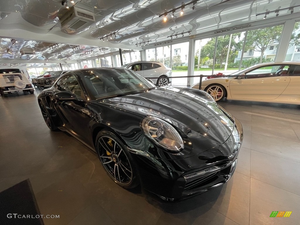 2021 911 Turbo S - Black / Black photo #15