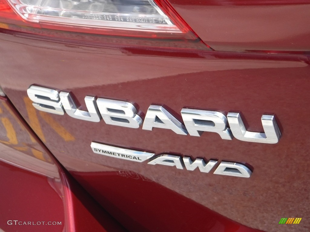 2014 Outback 2.5i Premium - Venetian Red Pearl / Black photo #10