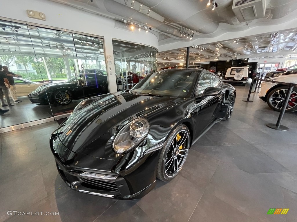 Black 2021 Porsche 911 Turbo S Exterior Photo #142550980