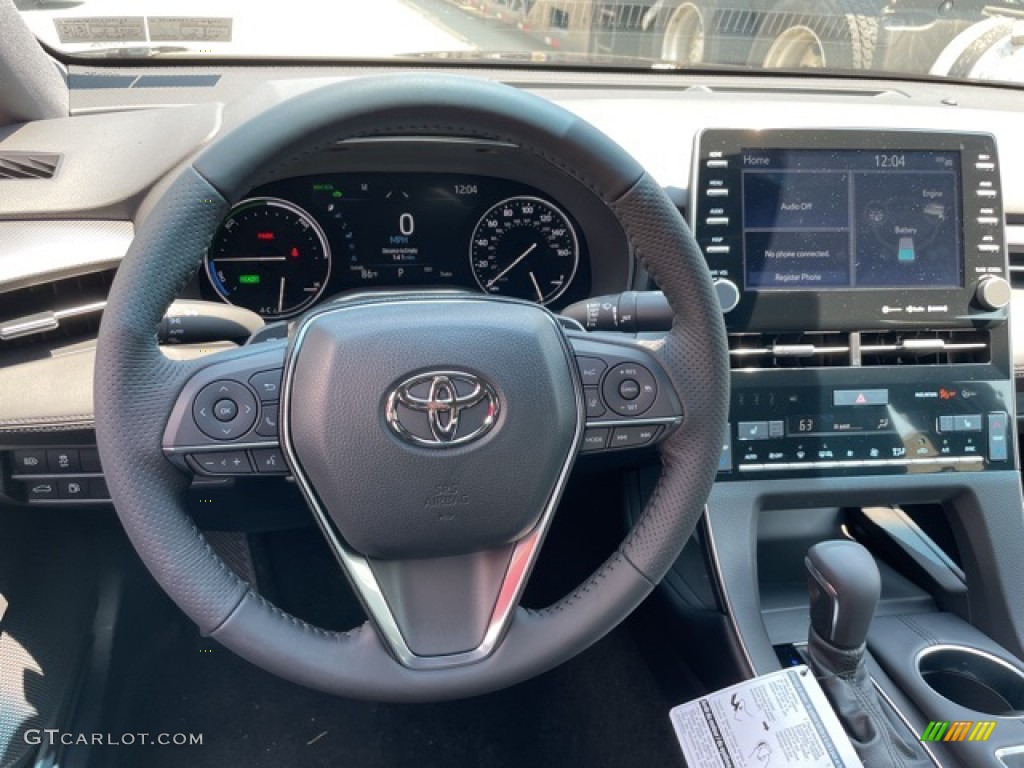 2021 Toyota Avalon Hybrid XSE Black Steering Wheel Photo #142553872