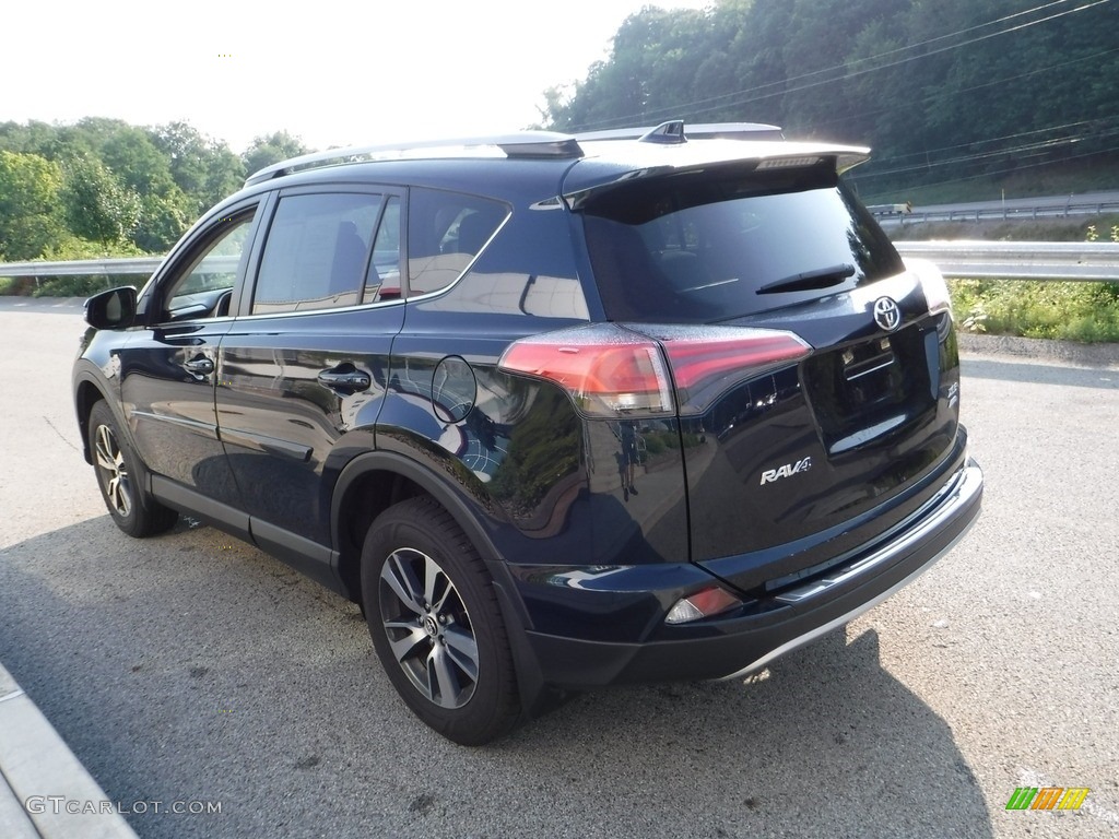 2018 RAV4 XLE AWD - Galactic Aqua Mica / Black photo #14