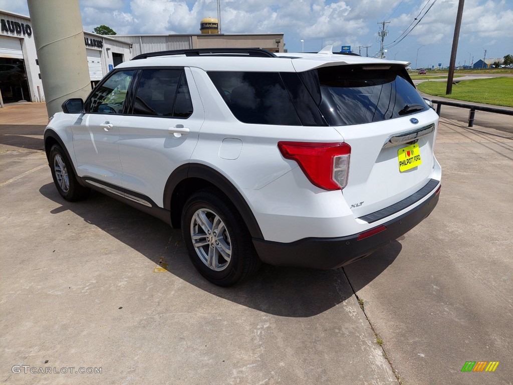 2020 Explorer XLT 4WD - Oxford White / Ebony photo #5