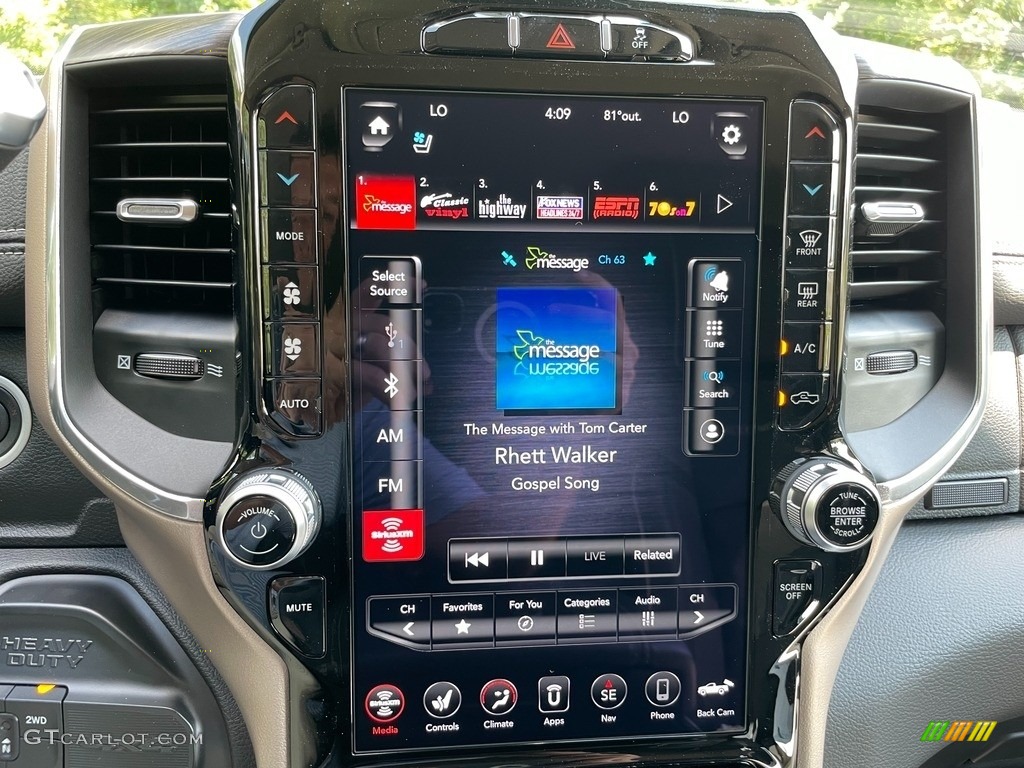 2021 Ram 2500 Laramie Mega Cab 4x4 Controls Photo #142555771