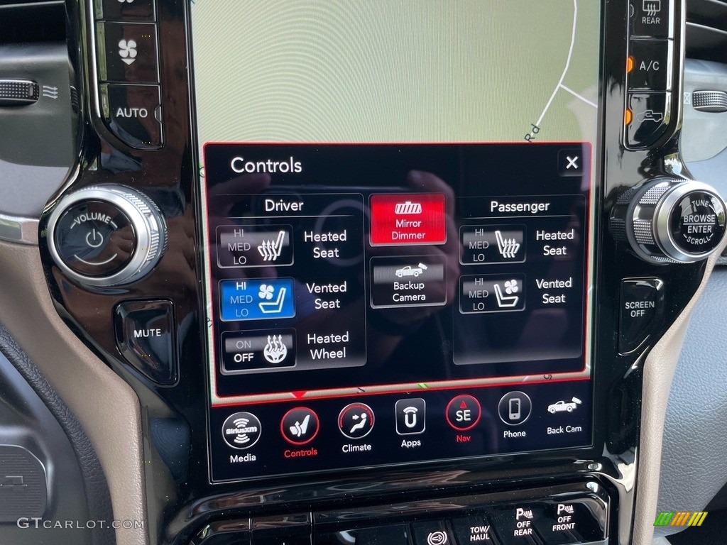 2021 Ram 2500 Laramie Mega Cab 4x4 Controls Photo #142555822
