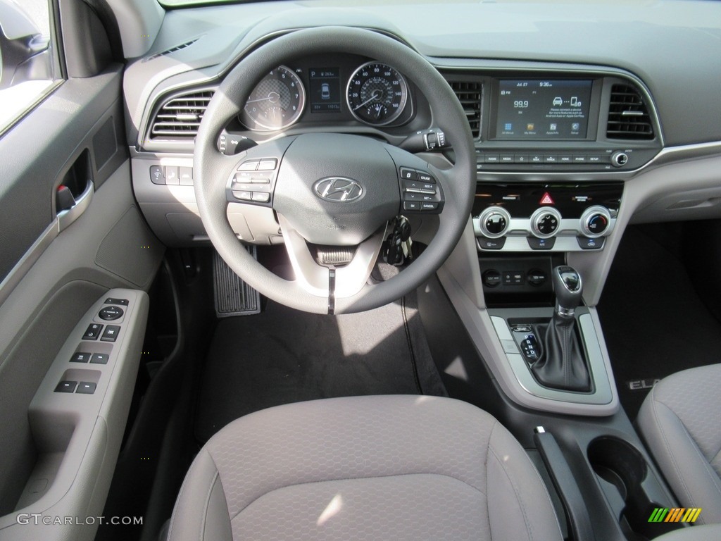 2019 Elantra SEL - Symphony Silver / Gray photo #15