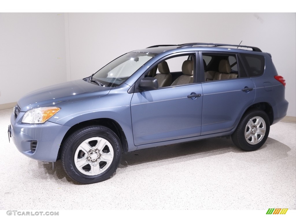 2012 RAV4 I4 4WD - Pacific Blue Metallic / Sand Beige photo #3