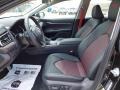 Black/Red 2021 Toyota Camry TRD Interior Color