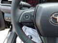 Black/Red 2021 Toyota Camry TRD Steering Wheel