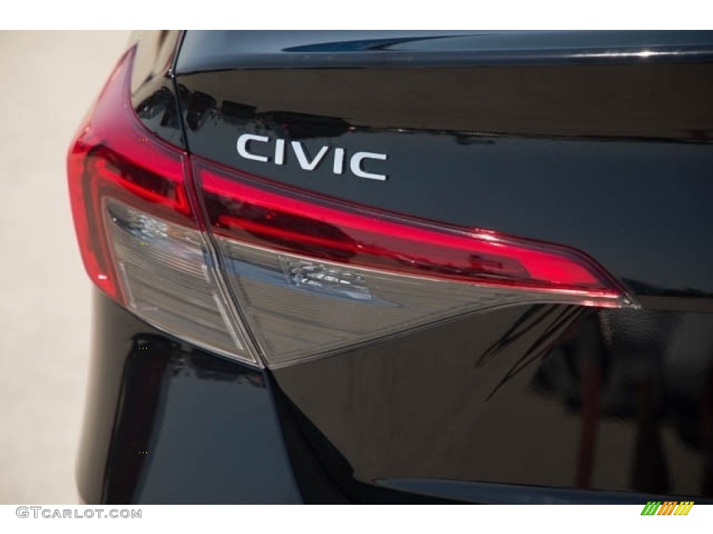 2022 Civic Touring Sedan - Crystal Black Pearl / Black photo #6