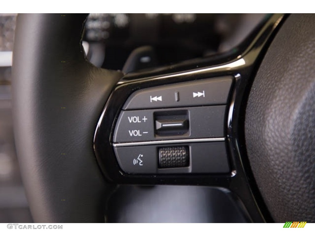 2022 Honda Civic Touring Sedan Black Steering Wheel Photo #142558987