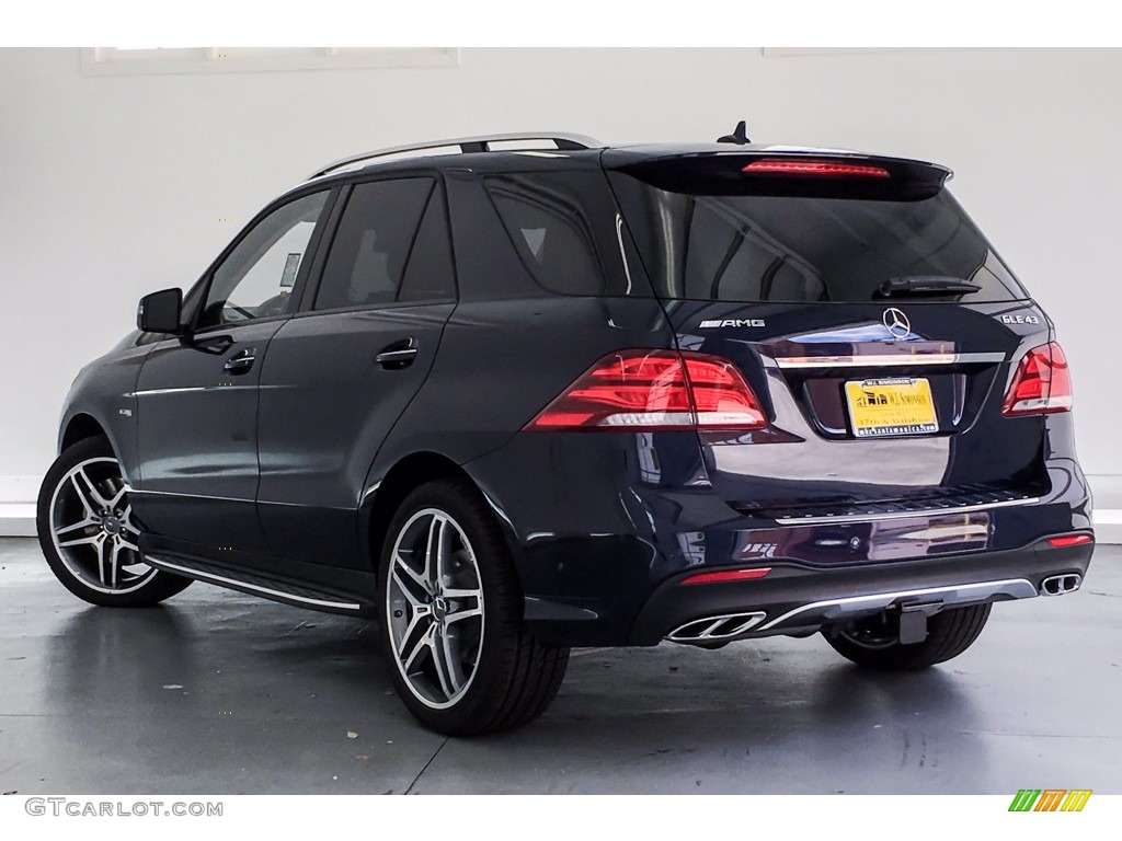 2018 GLE 43 AMG 4Matic - Lunar Blue Metallic / Crystal Grey/Black photo #3