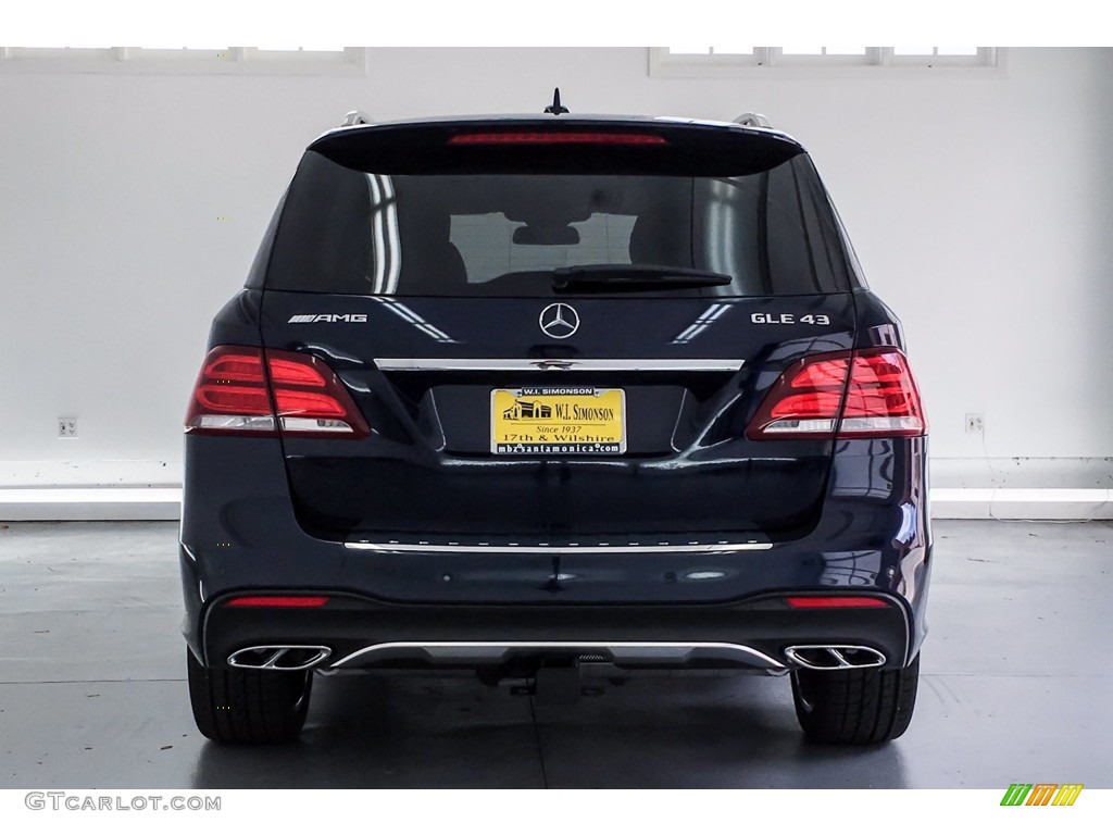 2018 GLE 43 AMG 4Matic - Lunar Blue Metallic / Crystal Grey/Black photo #4