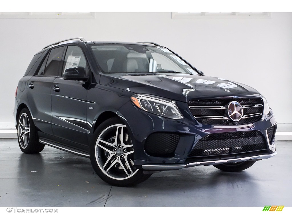 2018 GLE 43 AMG 4Matic - Lunar Blue Metallic / Crystal Grey/Black photo #12