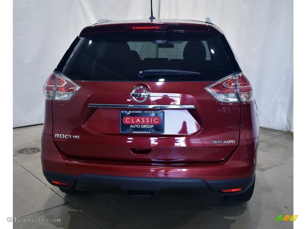 2016 Rogue SV AWD - Cayenne Red / Charcoal photo #3