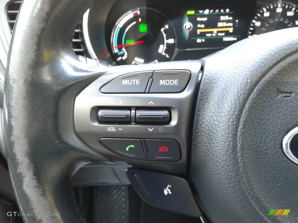 2015 Kia Optima EX Hybrid Black Steering Wheel Photo #142561703