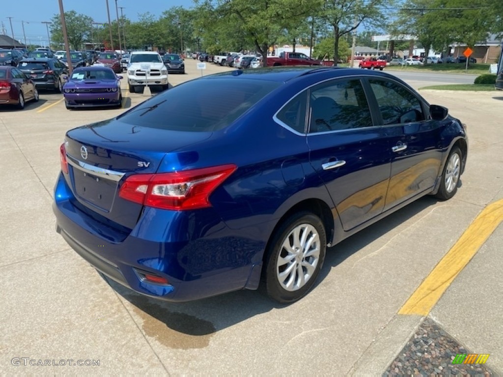 2019 Sentra SV - Deep Blue Pearl / Charcoal photo #2
