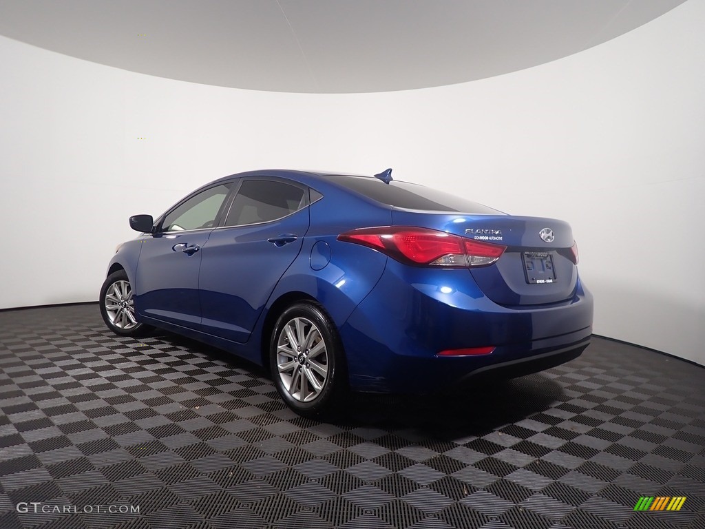 2015 Elantra SE Sedan - Windy Sea Blue / Black photo #12