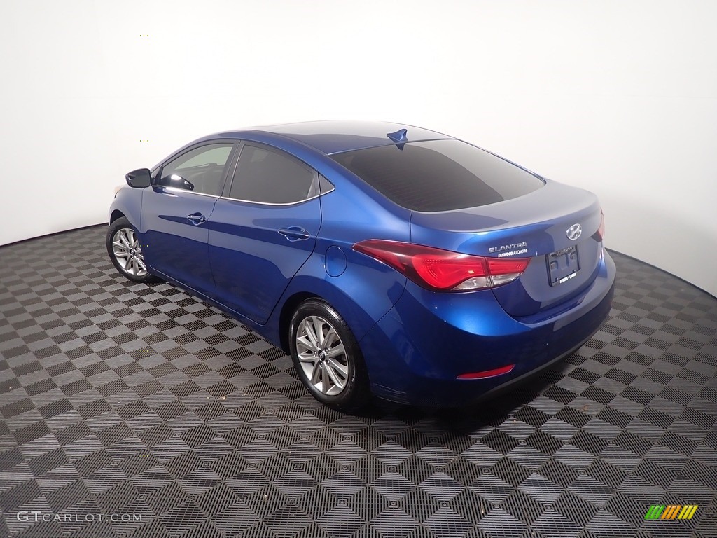 2015 Elantra SE Sedan - Windy Sea Blue / Black photo #13