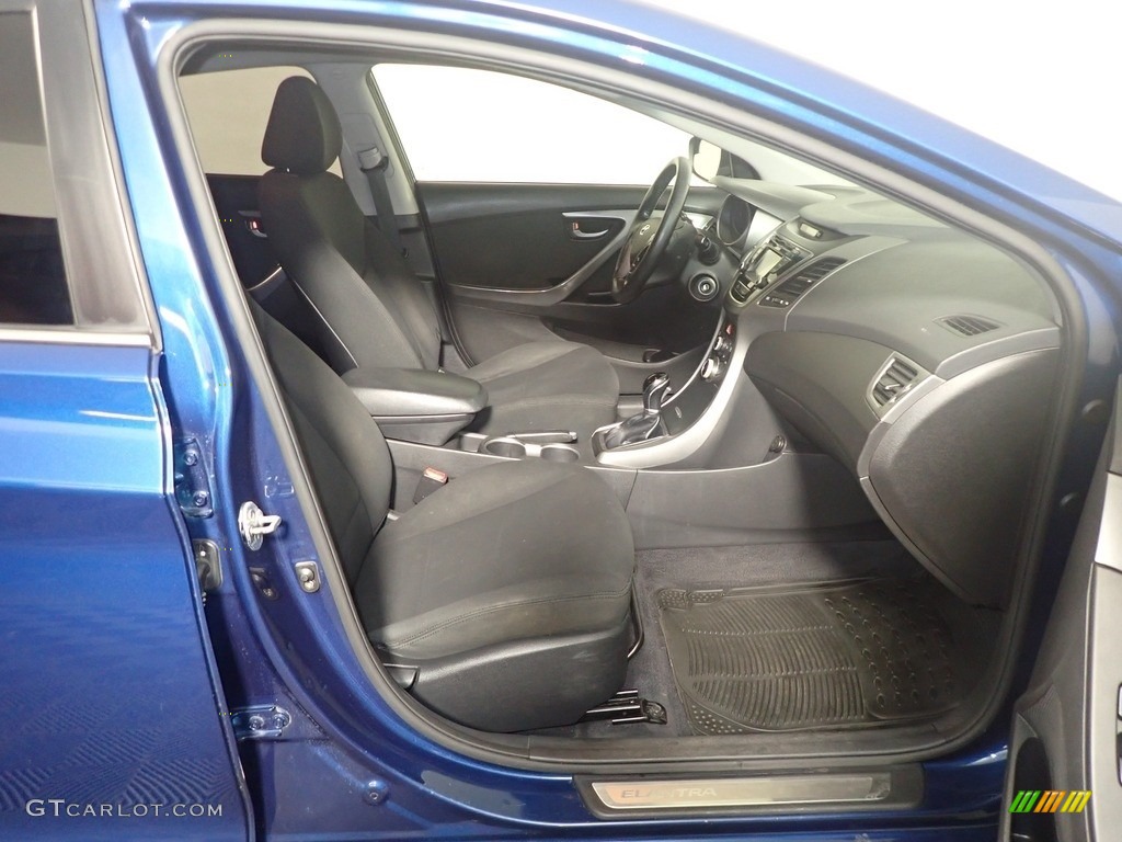 2015 Elantra SE Sedan - Windy Sea Blue / Black photo #40