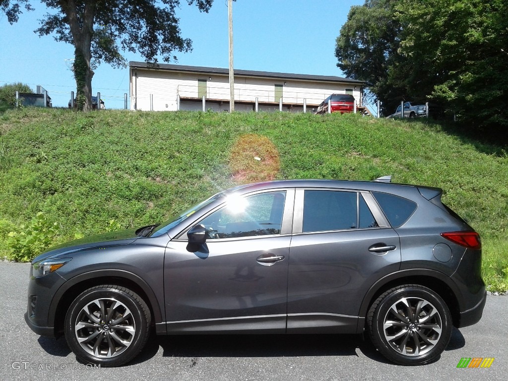 2016 CX-5 Grand Touring AWD - Meteor Gray Mica / Black photo #1