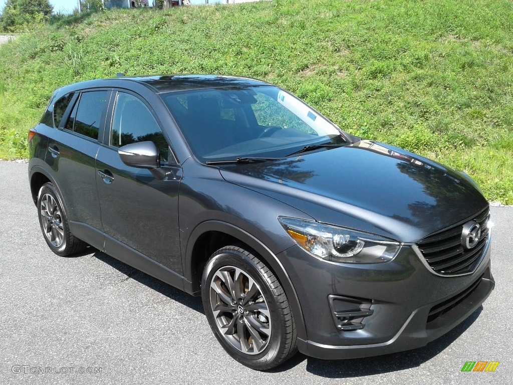 2016 CX-5 Grand Touring AWD - Meteor Gray Mica / Black photo #4