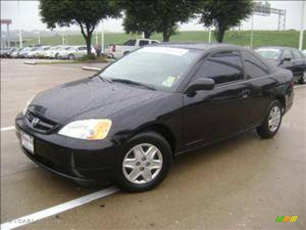 Black 2003 honda civic lx #7