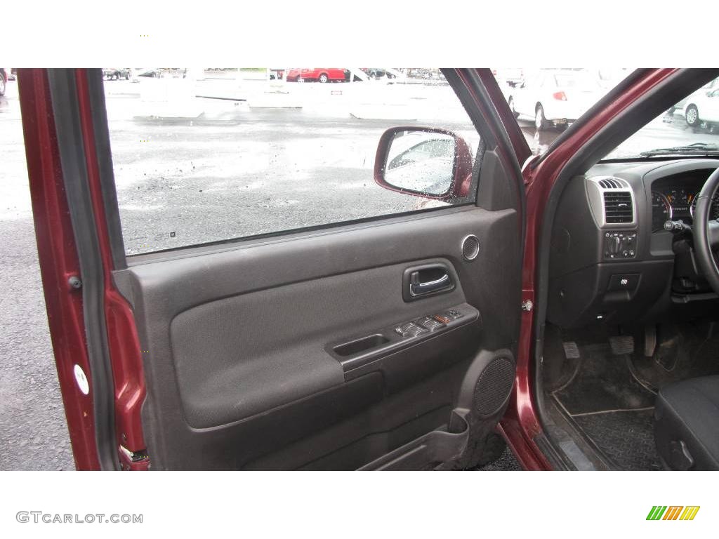 2009 Colorado LT Crew Cab 4x4 - Deep Ruby Red Metallic / Ebony photo #8