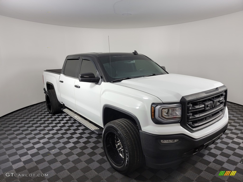 2018 Sierra 1500 SLT Crew Cab 4WD - Summit White / Jet Black photo #6