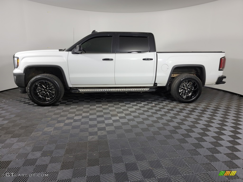 2018 Sierra 1500 SLT Crew Cab 4WD - Summit White / Jet Black photo #8