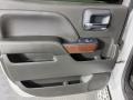 Jet Black 2018 GMC Sierra 1500 SLT Crew Cab 4WD Door Panel