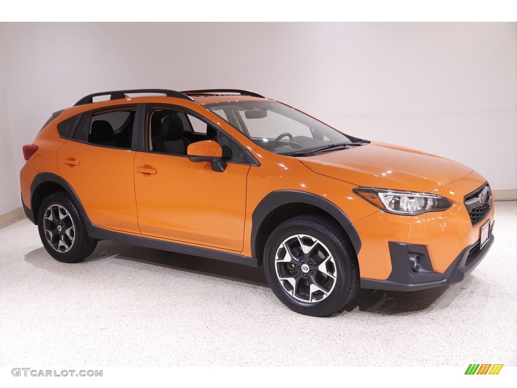 2018 Crosstrek 2.0i Premium - Sunshine Orange / Black photo #1