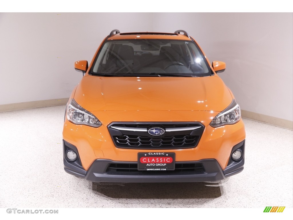 2018 Crosstrek 2.0i Premium - Sunshine Orange / Black photo #2