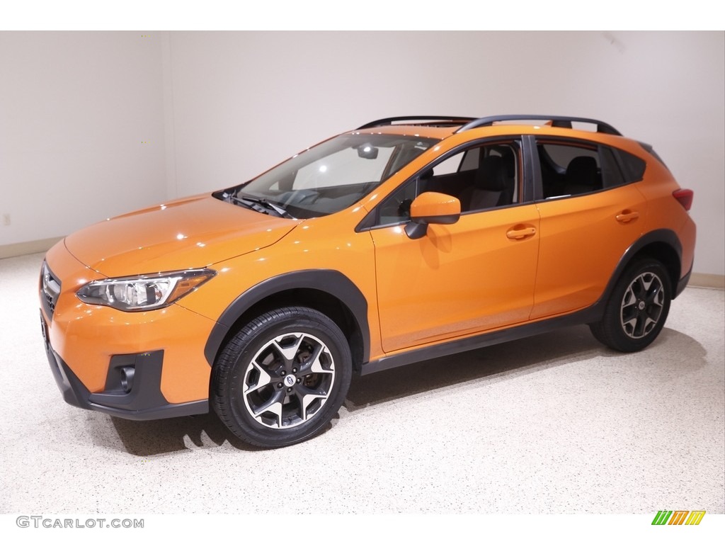 2018 Crosstrek 2.0i Premium - Sunshine Orange / Black photo #3