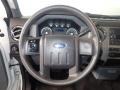 Steel Gray 2011 Ford F250 Super Duty XLT SuperCab Steering Wheel