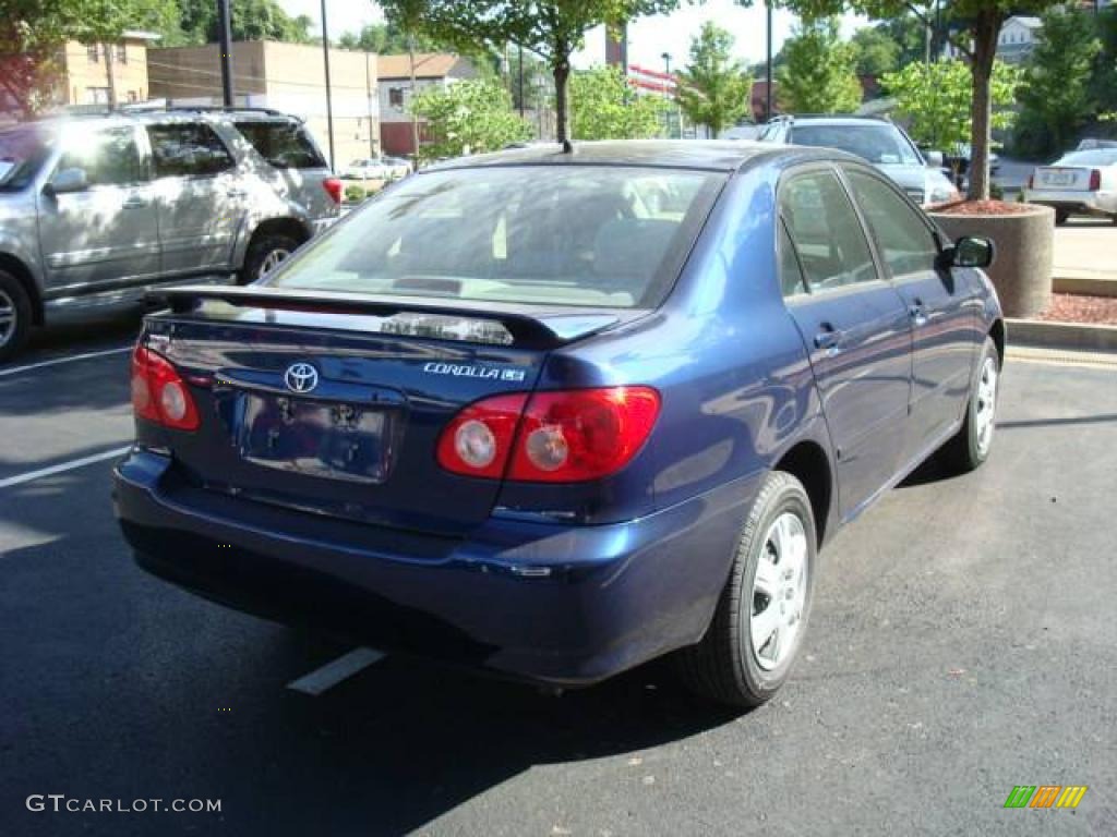 2006 Corolla LE - Indigo Ink Pearl / Stone photo #4