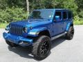 Ocean Blue Metallic - Wrangler Unlimited Sahara 4x4 Photo No. 3