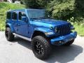 Ocean Blue Metallic - Wrangler Unlimited Sahara 4x4 Photo No. 5