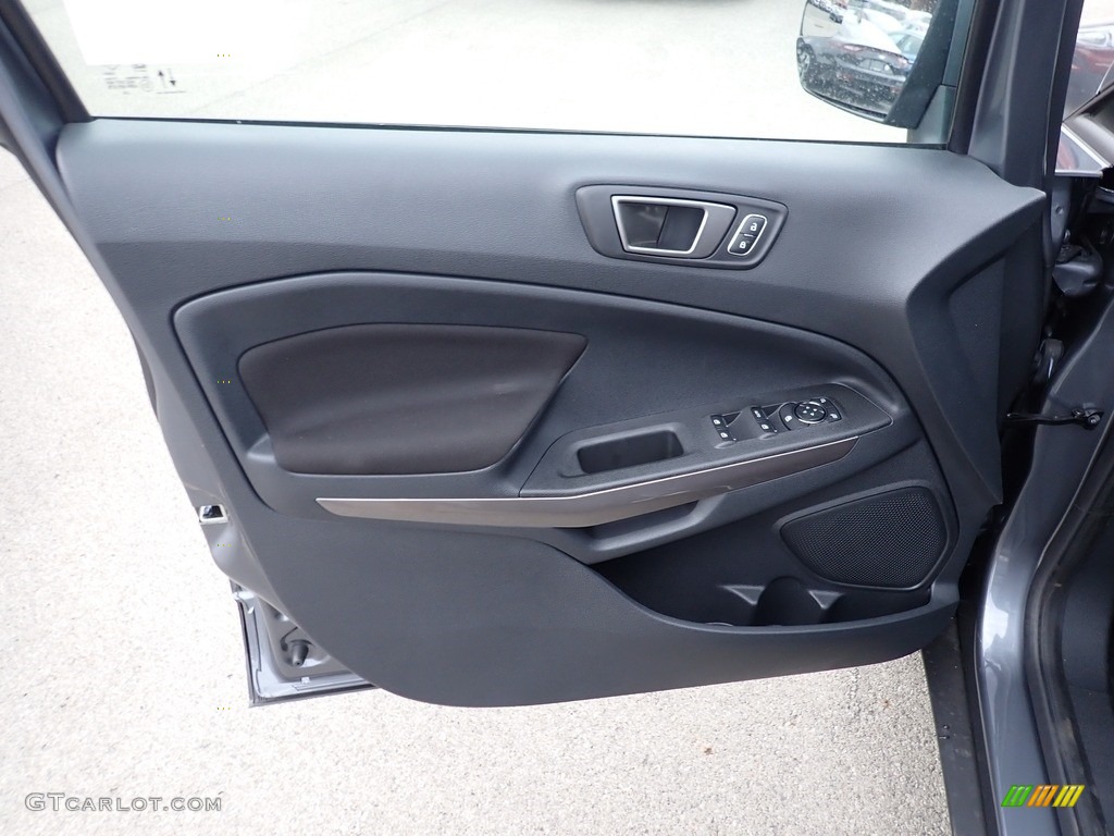 2021 Ford EcoSport SE Ebony Black Door Panel Photo #142566987