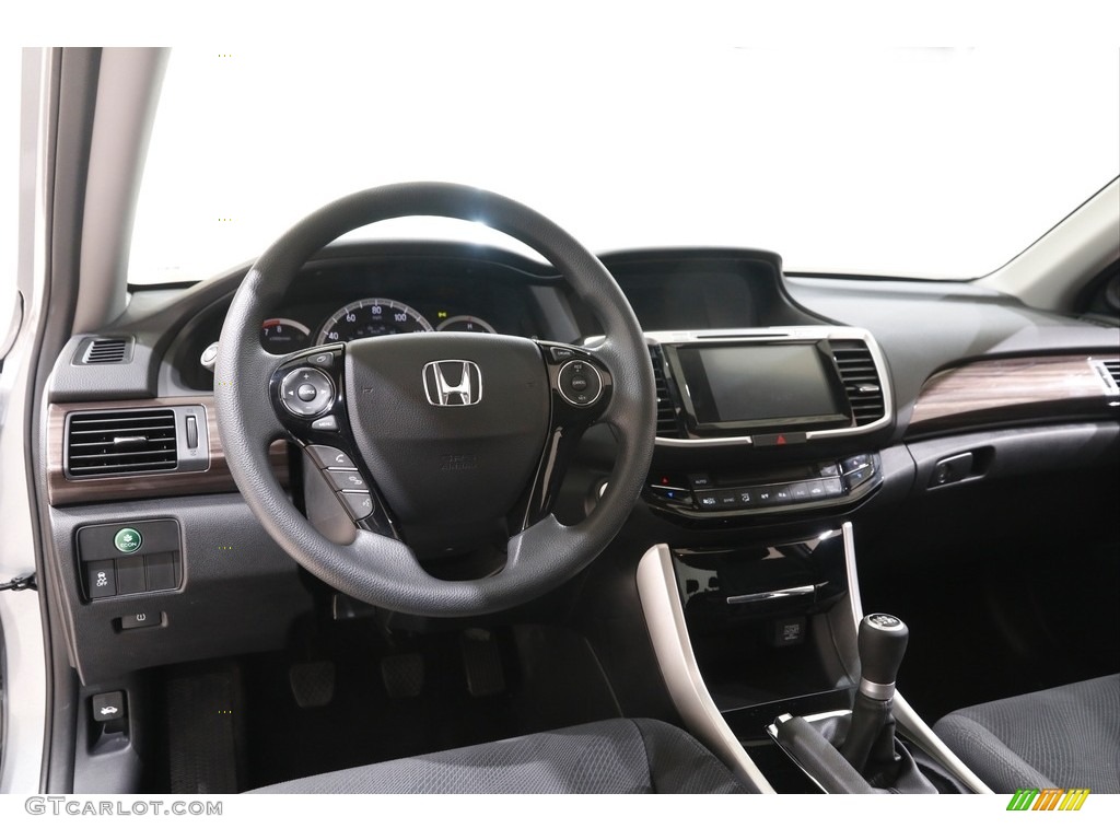 2016 Honda Accord EX Sedan Black Dashboard Photo #142568046