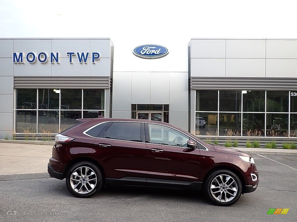 Ruby Red Metallic Ford Edge Titanium Awd Gtcarlot Com