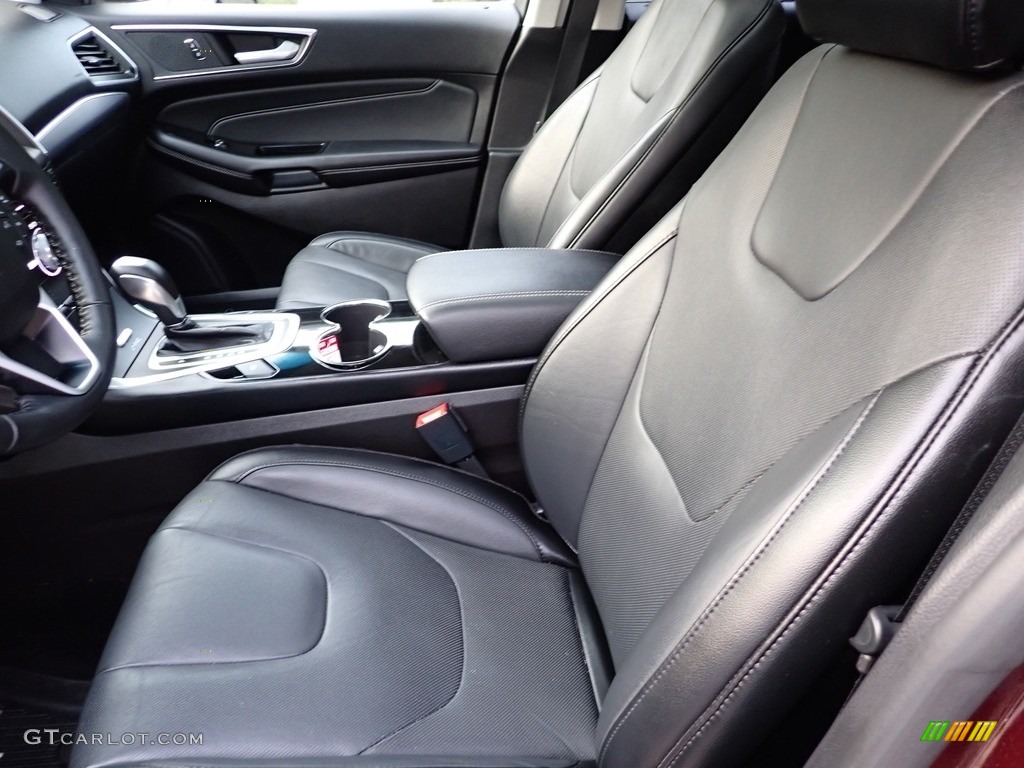 2017 Edge Titanium AWD - Ruby Red Metallic / Ebony photo #18