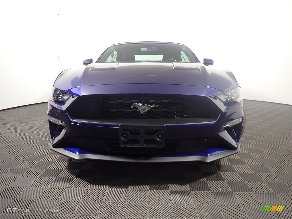 2018 Mustang EcoBoost Premium Convertible - Kona Blue / Midnight Blue photo #8