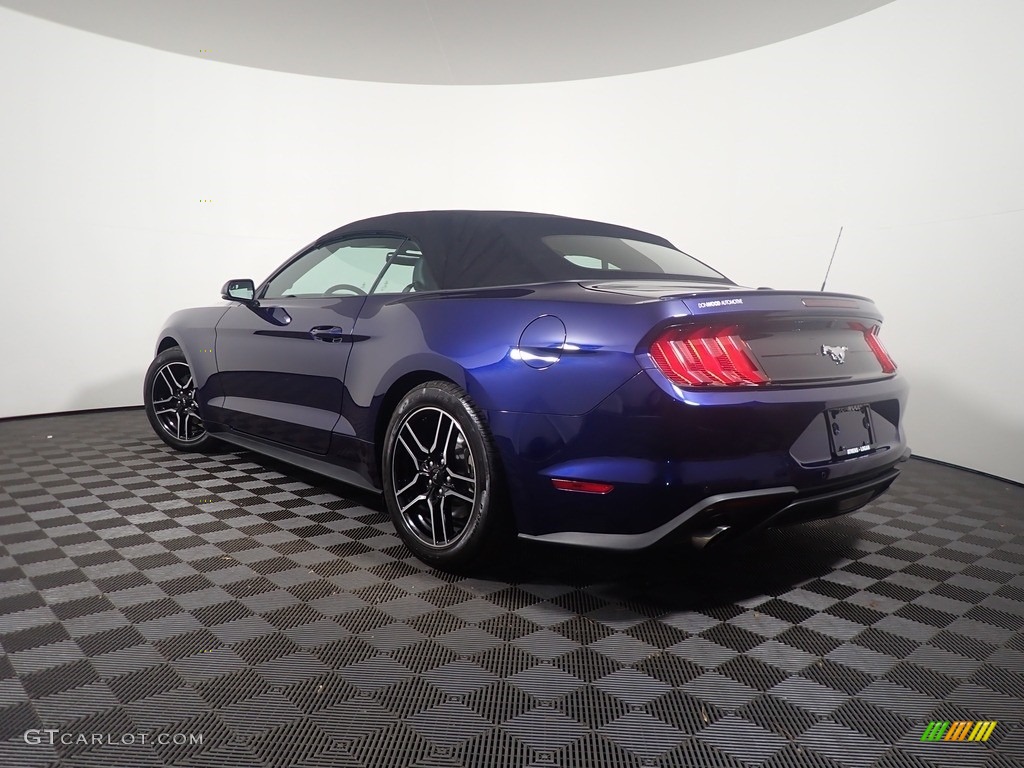 2018 Mustang EcoBoost Premium Convertible - Kona Blue / Midnight Blue photo #14